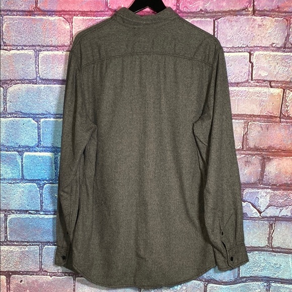 Men's Gray Button-Up Shirt Casual Mossimo Size Large - Picture 6 of 6